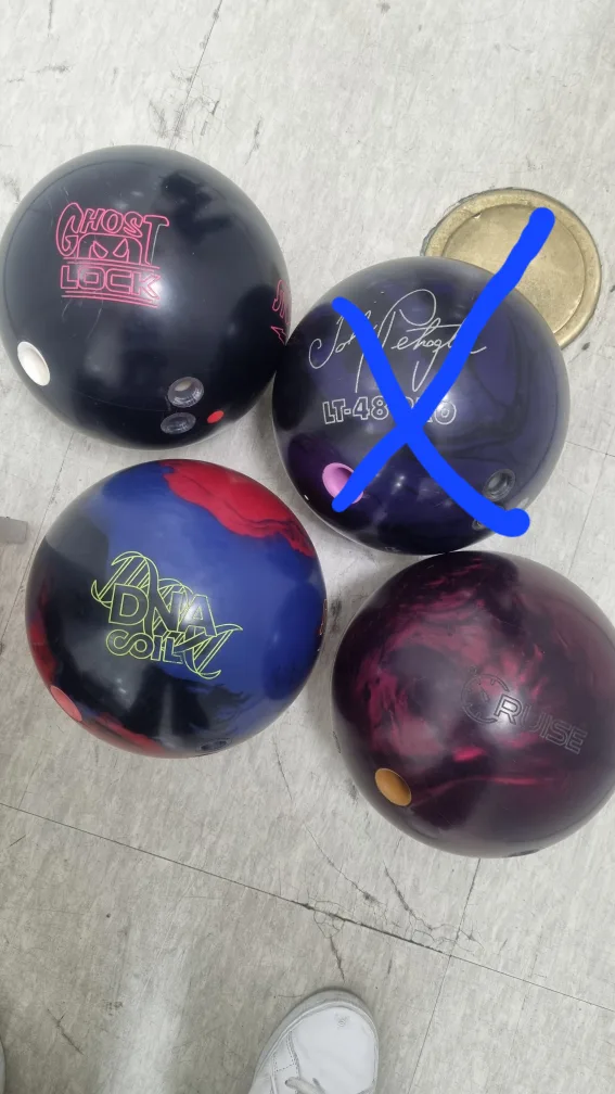 (중고볼)고스트락, dna 코일, 크루즈 루이스-볼링공