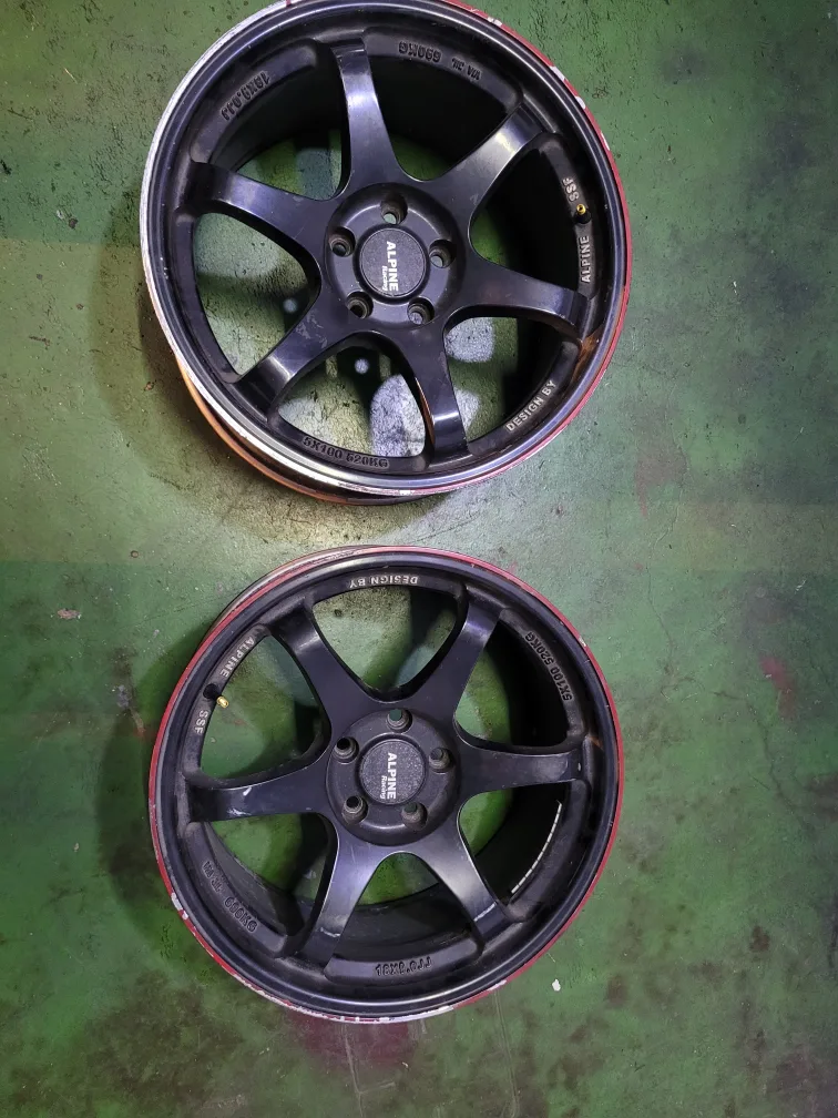 18인치 중고 타이어휠 팝니다