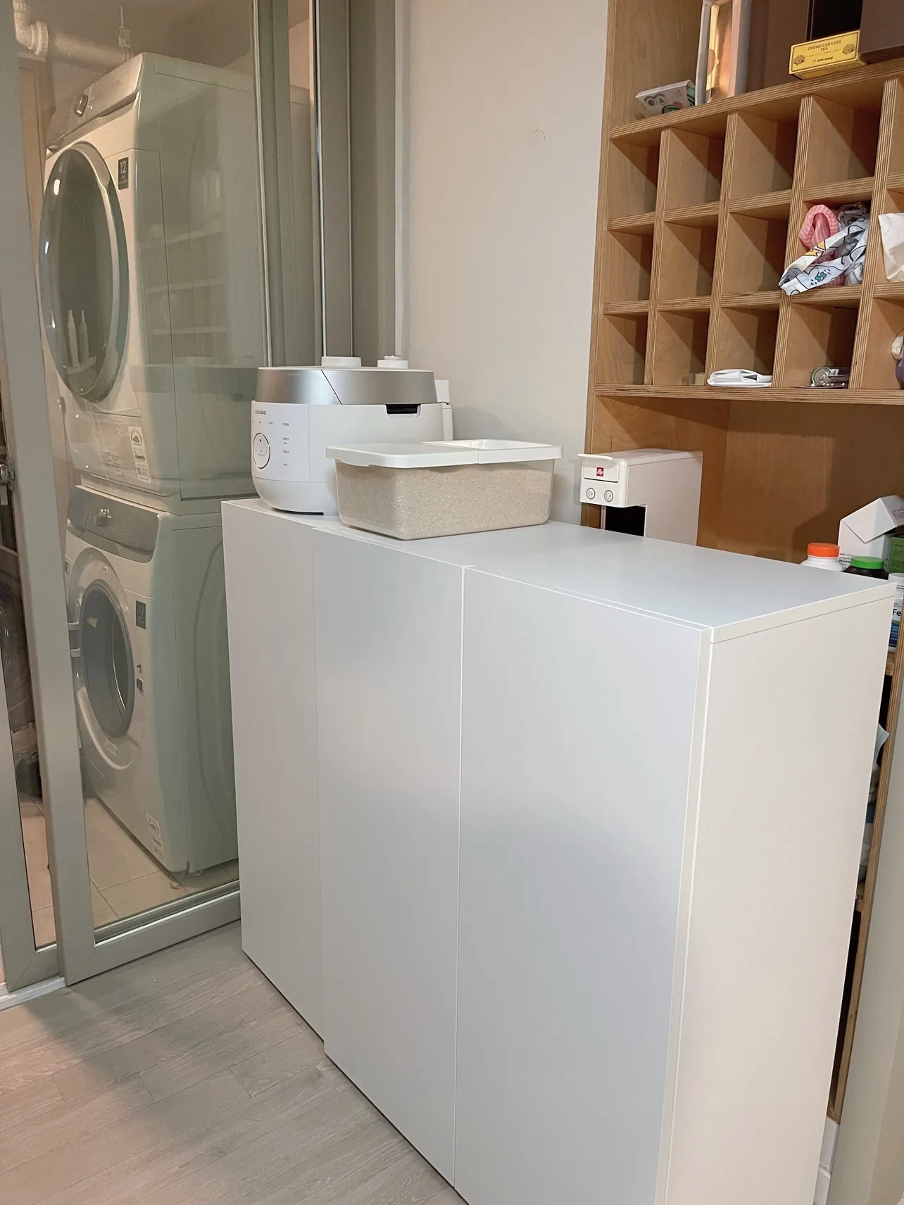 (중고) 포더홈 3단 수납장 1200 사이즈