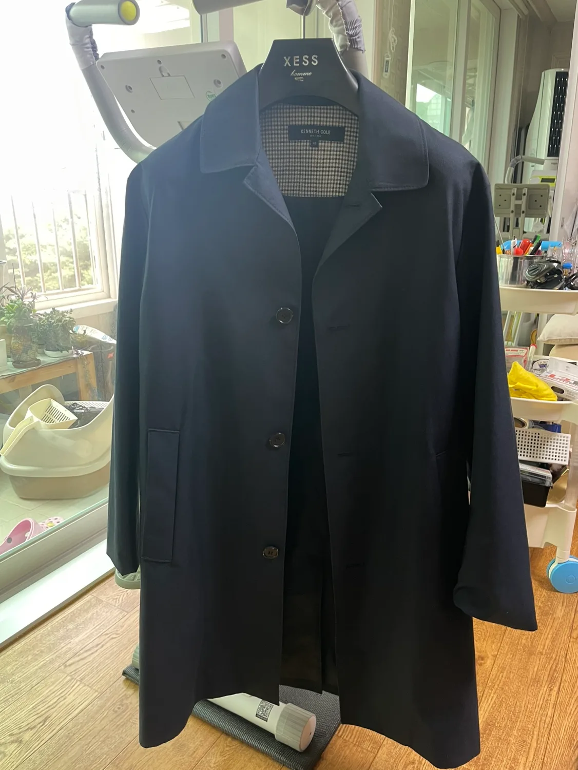 새제품) 남성 정장코트 직장인코트 95 면코트 울코트