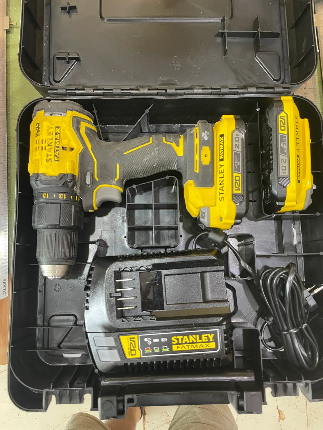 스탠리 20v전동드릴세트