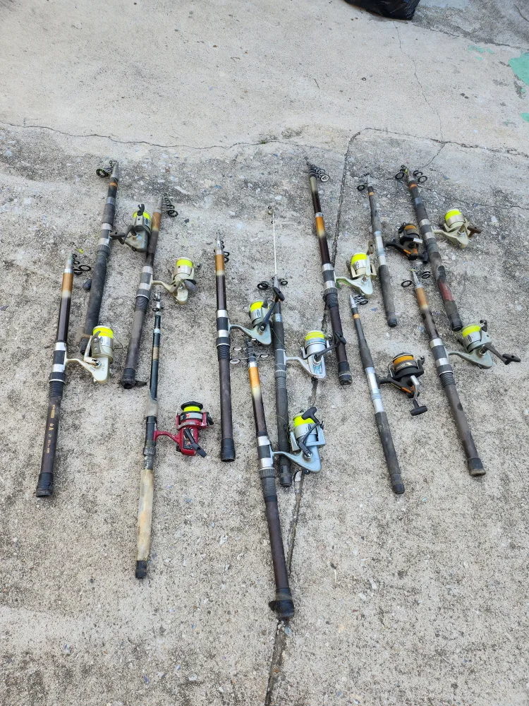 중고낚시대(일괄)