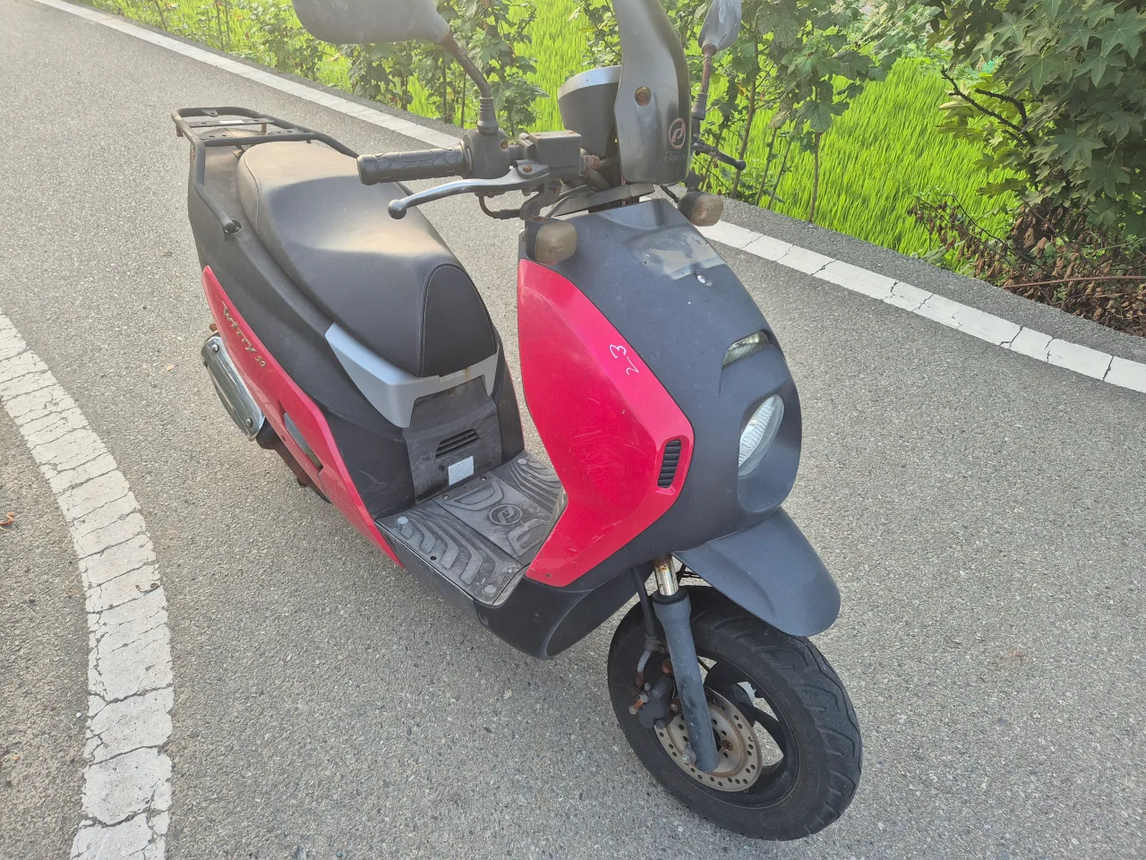 중고 오토바이 대림위티50 2016년식