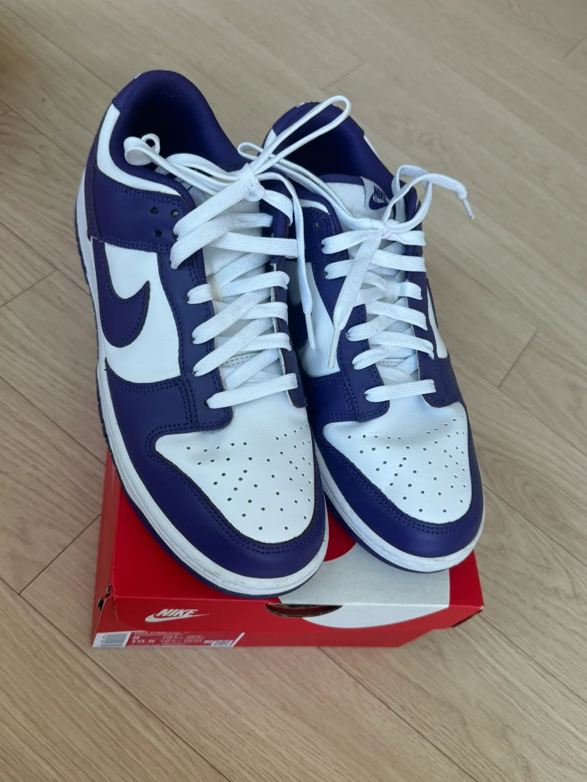 나이키 퍼플 덩크 280 (극미중고) 운동화 신발