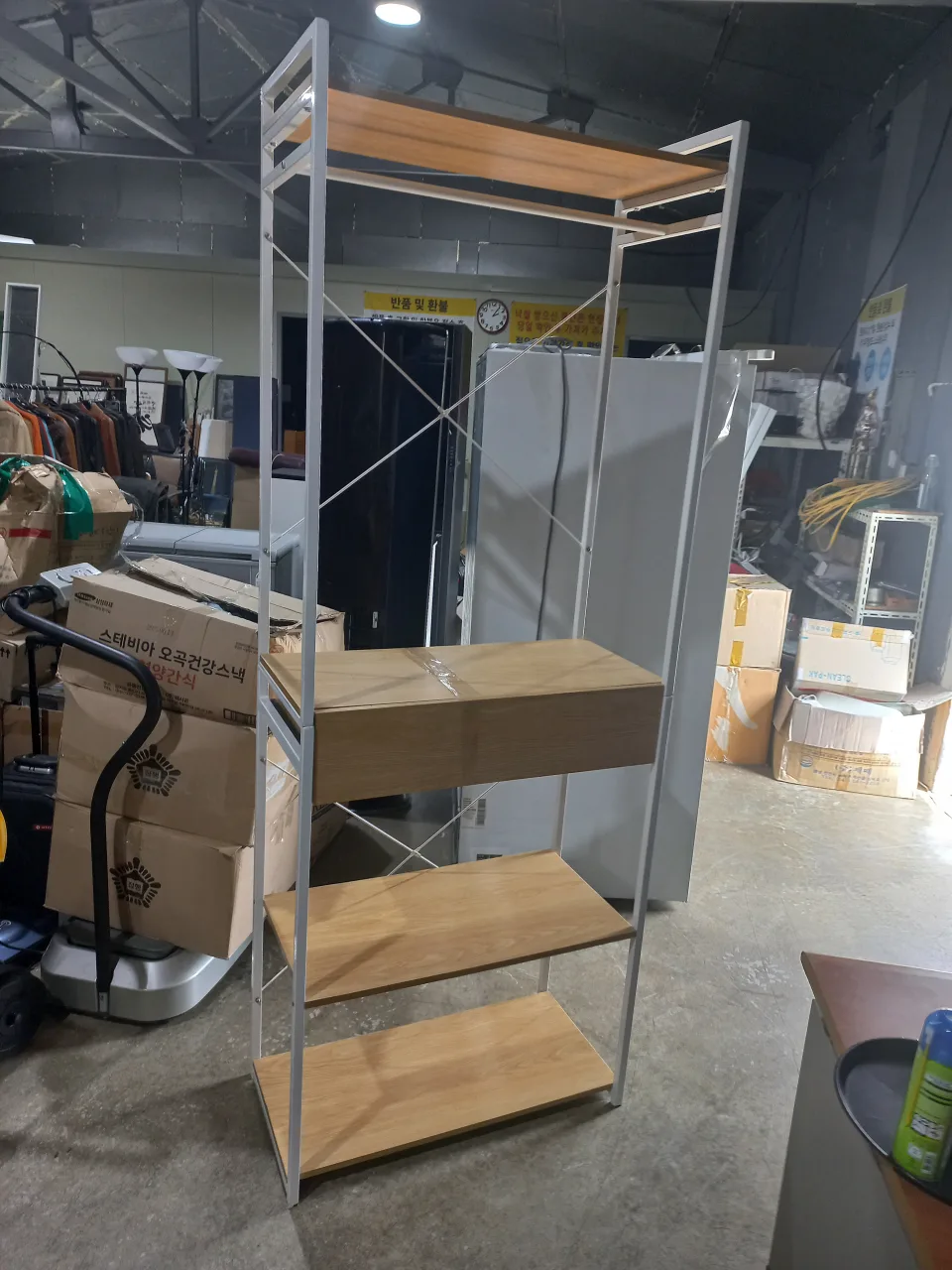 중고 원목 행거