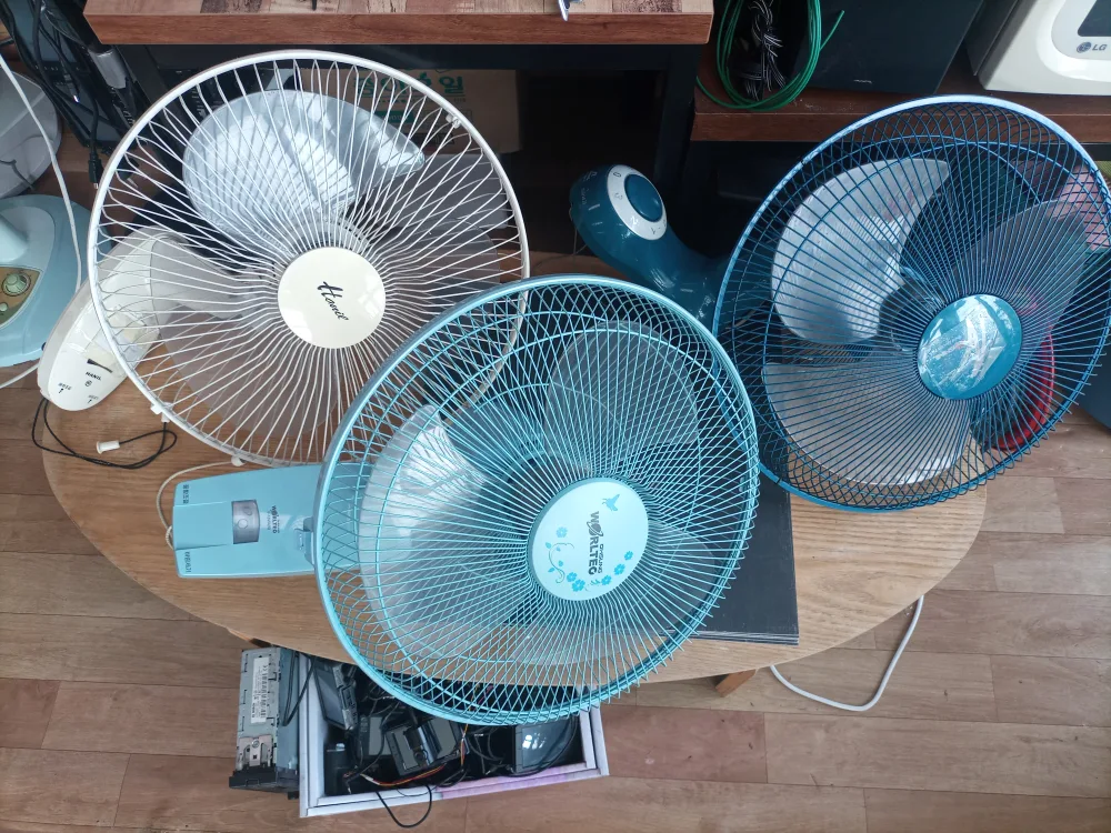 중고 벽걸이선풍기