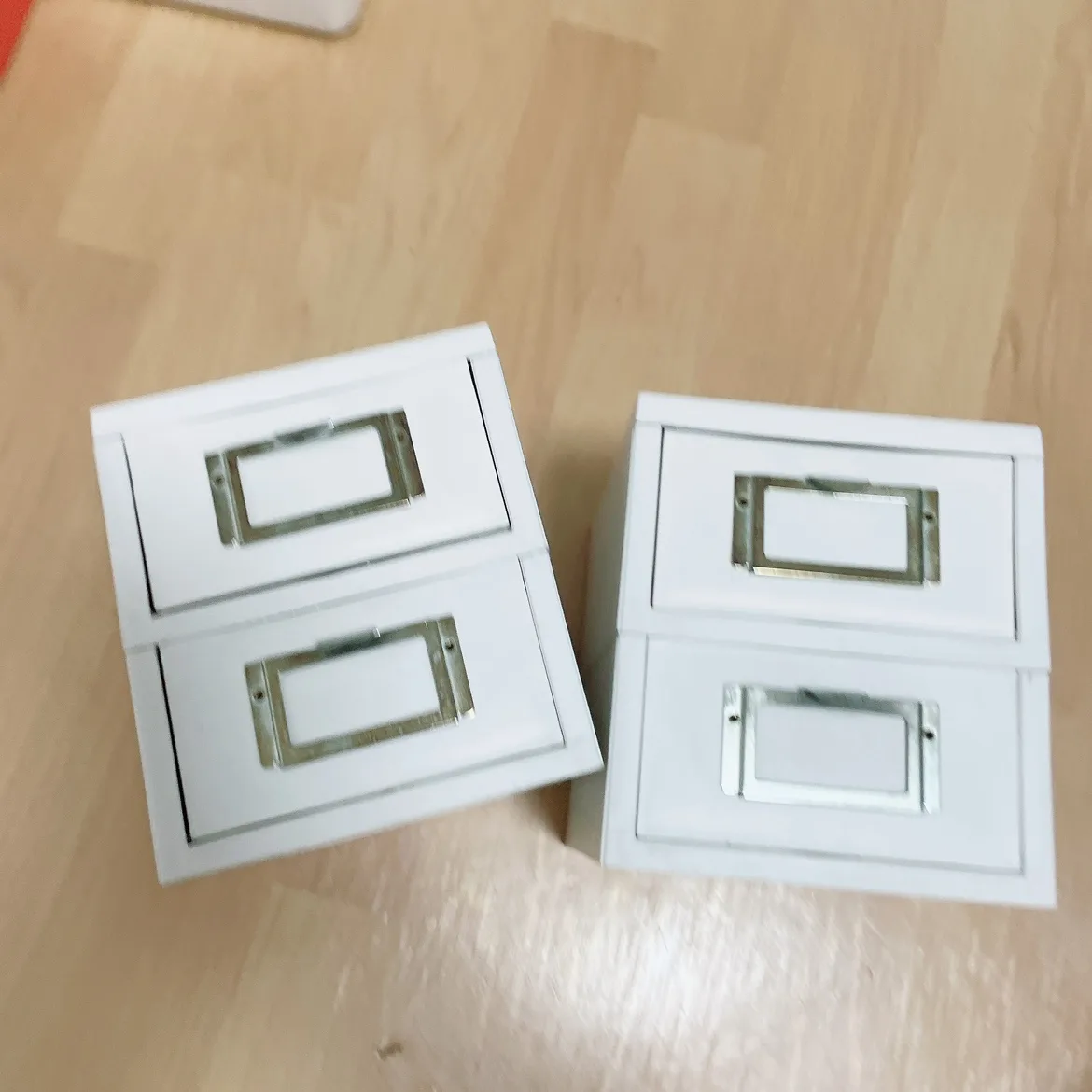 다이소 서랍형 수납함 중고 두개 판매합니다