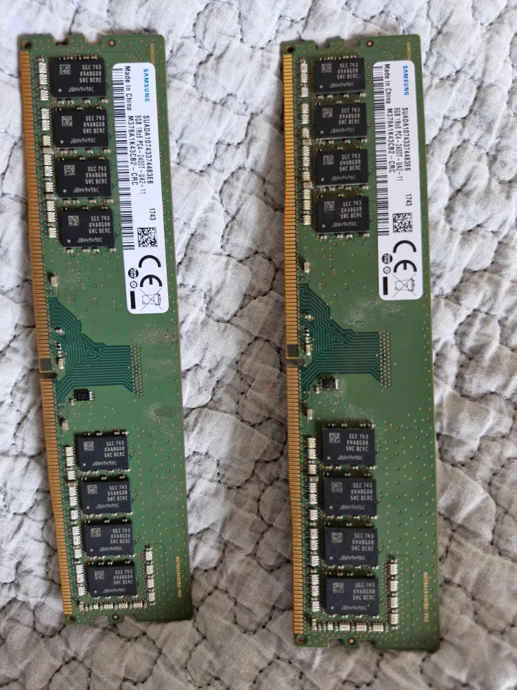 삼성램 8gb 2개 중고판매