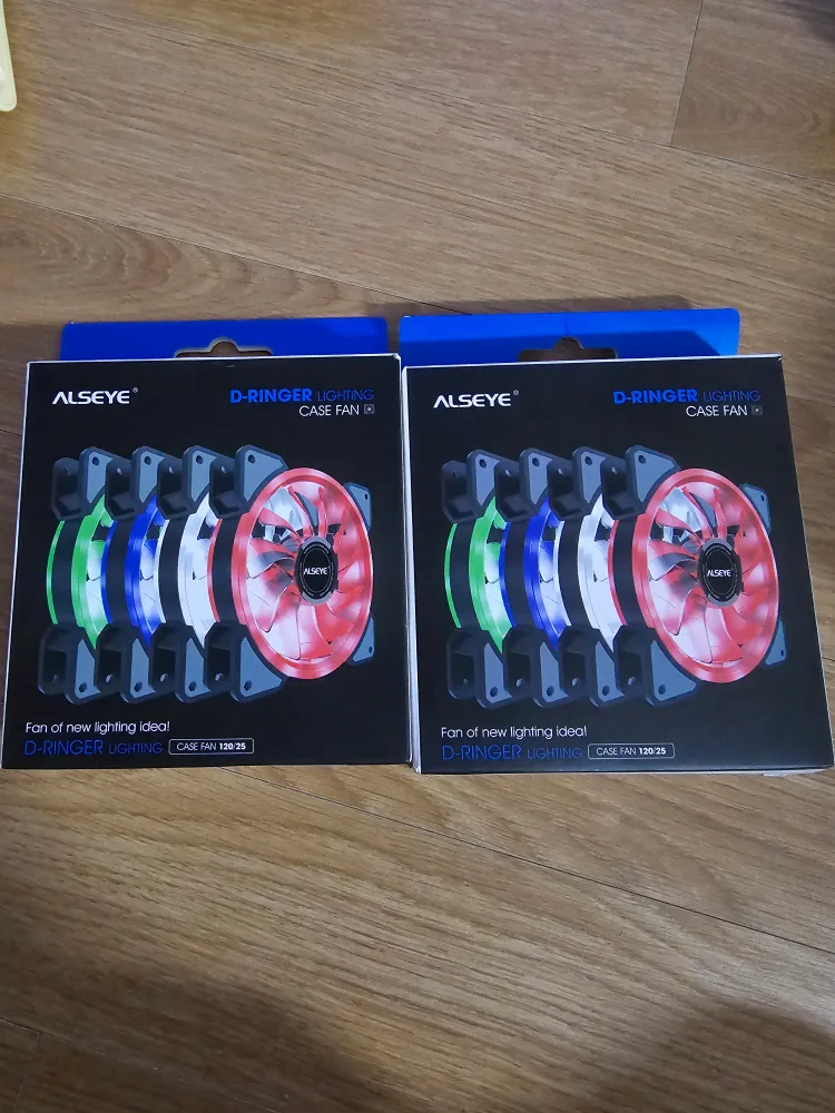 PC 케이스 팬 120/25 일괄 2개(중고)