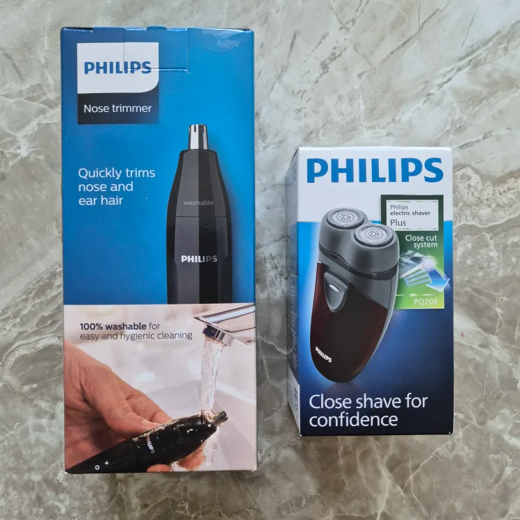 필립스 코털 깍기 와 휴대용 소형 전기면도기
