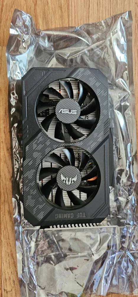 asus gtx1650 그래픽카드 중고, 박스x, 직거래