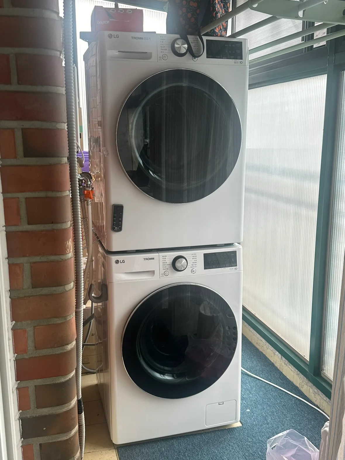 LG 트롬 드럼세탁기 건조기 세트 F12WVA-9WB