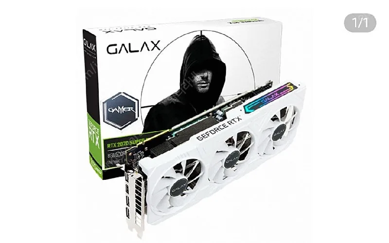 중고판매합니다! 갤럭시 GALAX 지포스 RTX 2070 Super EX Gamer OC D6 8GB