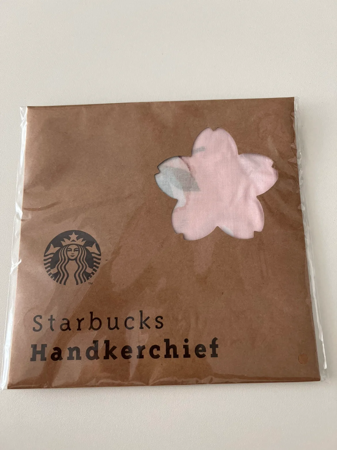[새상품] 스타벅스 손수건 (핑크)