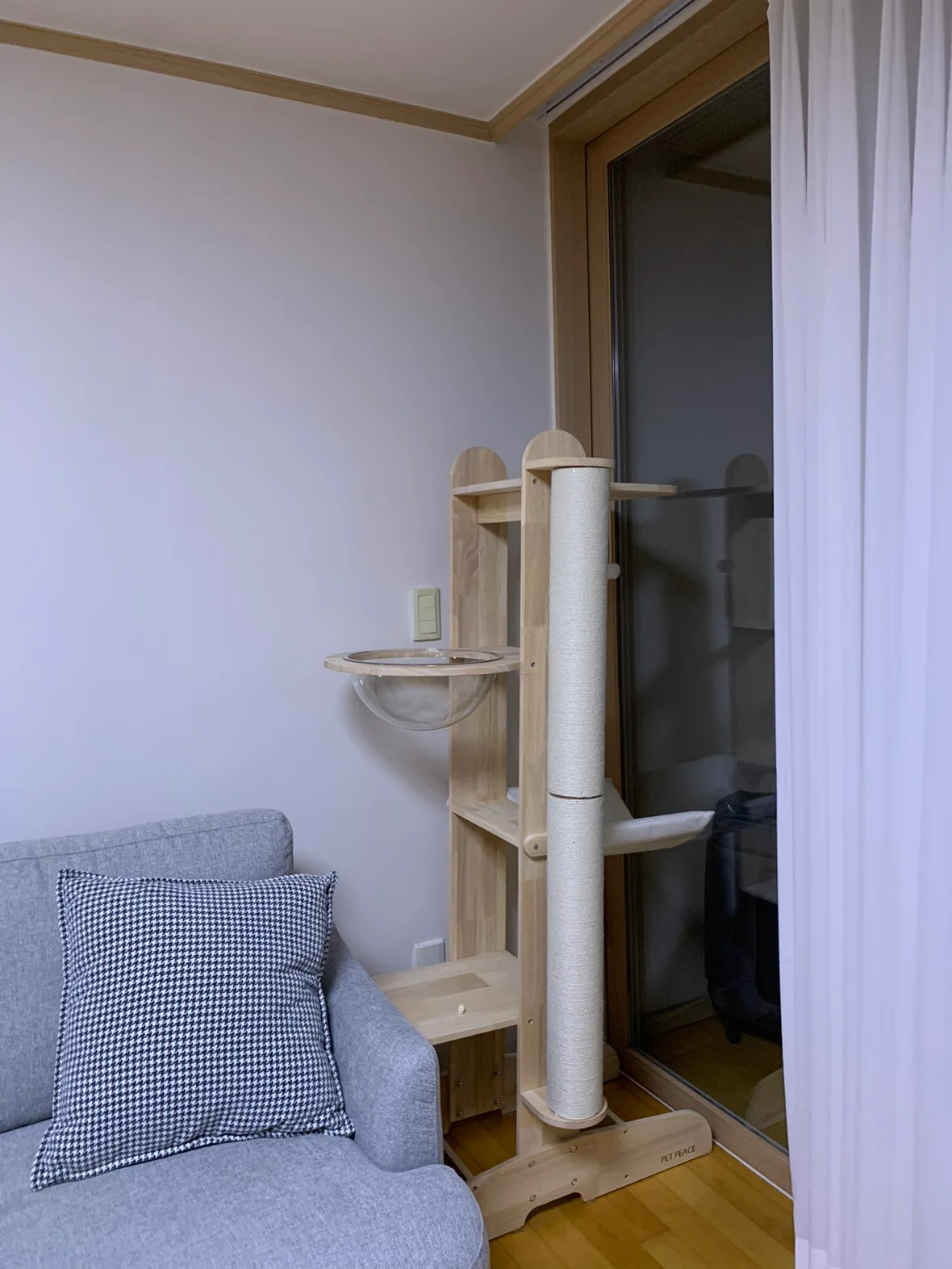 중형 원목 캣타워 새제품