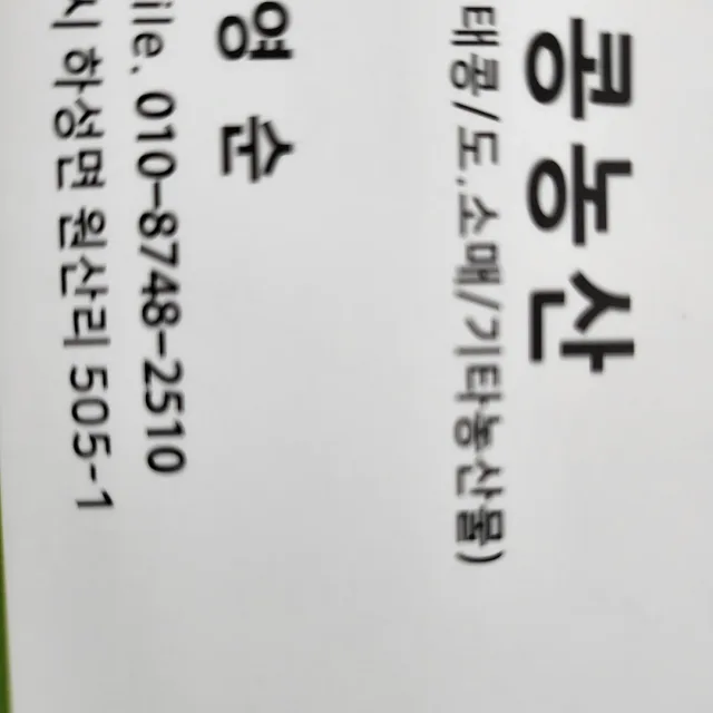 콩콩농산콩순이