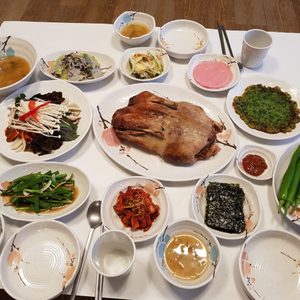 송백황토오리진흙구이