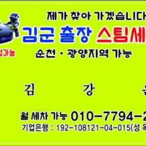 김군출장스팀세차