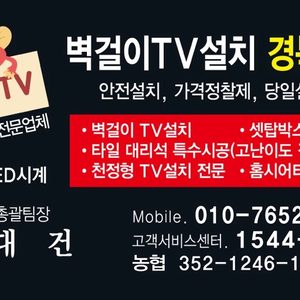 몽키 벽걸이 TV